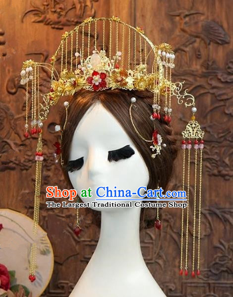 Chinese Ancient Style Hair Jewelry Accessories Cosplay Hairpins Headwear Headdress for Women