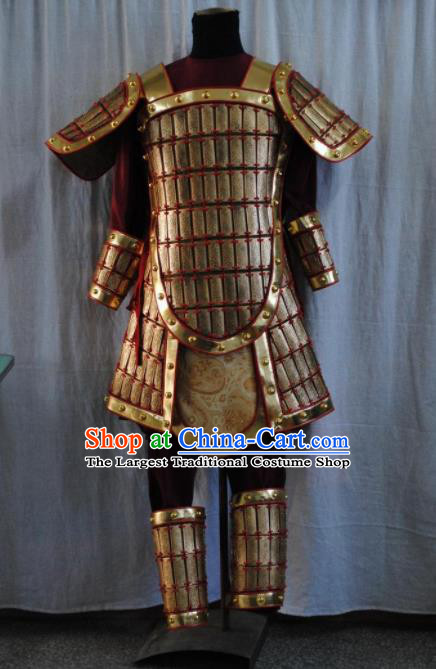Top Grade Chinese Handmade Ancient Armor Warrior Armour Suit for Men