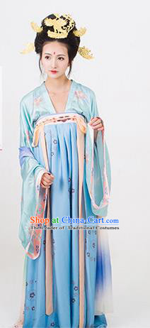 Chinese Tang Dynasty Imperial Concubine Hanfu Dress Ancient Palace Embroidered Costumes for Women