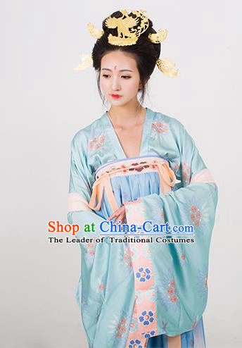 Chinese Ancient Palace Lady Hanfu Han Dynasty Imperial Concubine Queen Embroidered Historical Costumes