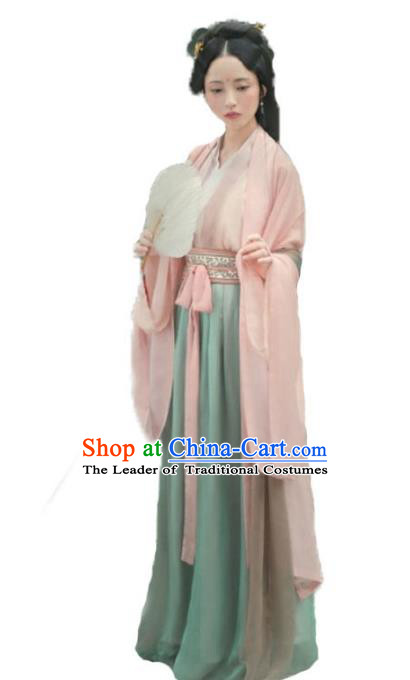 Chinese Ancient Palace Lady Hanfu Han Dynasty Imperial Concubine Queen Embroidered Historical Costumes