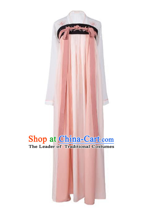 Chinese Ancient Palace Lady Hanfu Han Dynasty Imperial Concubine Queen Embroidered Historical Costumes