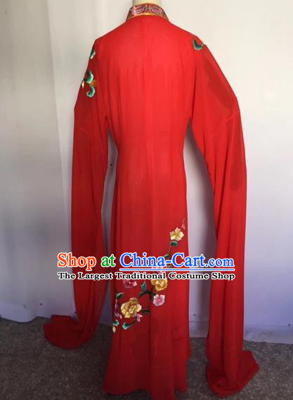 Traditional China Beijing Opera Costume Gifted Scholar Embroidered Robe and Hat Ancient Chinese Peking Opera Embroidery Clothing