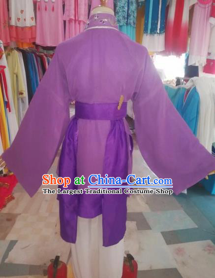 Traditional China Beijing Opera Costume Gifted Scholar Embroidered Robe and Hat Ancient Chinese Peking Opera Embroidery Clothing