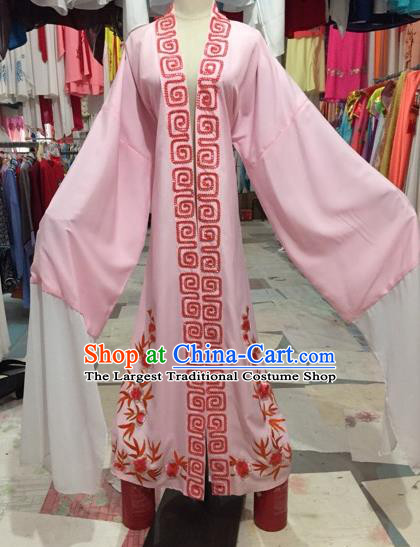 Chinese Beijing Opera Niche Pink Cape Traditional Peking Opera Costume for Adults