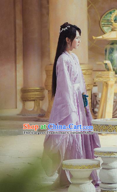 Chinese Ancient Princess Dress Drama The Honey Sank Like Frost Ashes of Love Fairy Costume for Women
