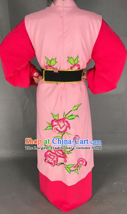 Traditional China Beijing Opera Costume Gifted Scholar Embroidered Robe and Hat Ancient Chinese Peking Opera Embroidery Clothing