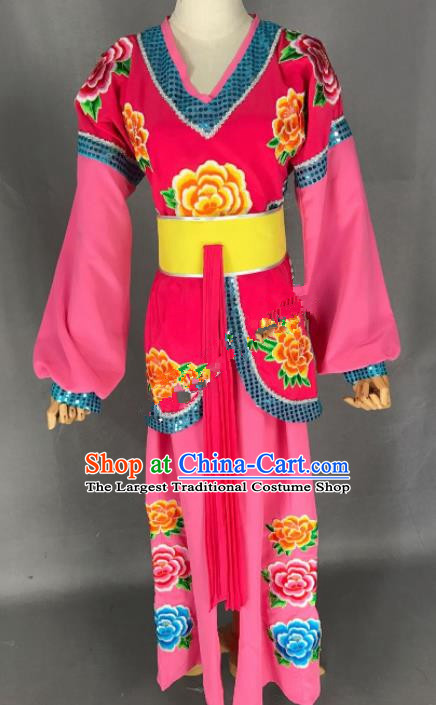Chinese Ancient Maidservants Costume Traditional Beijing Opera Diva Dress for Adults