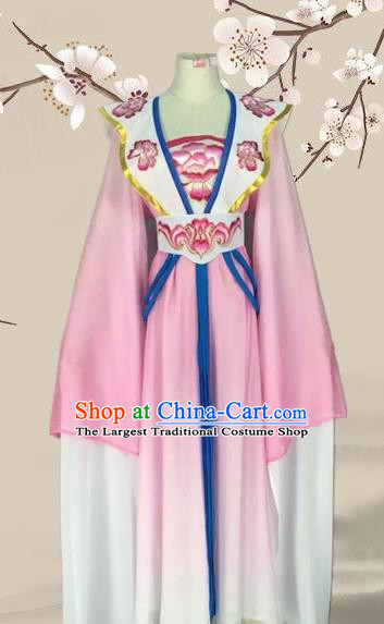 Chinese Ancient Palace Princess Pink Dress Traditional Beijing Opera Diva Costume for Adults