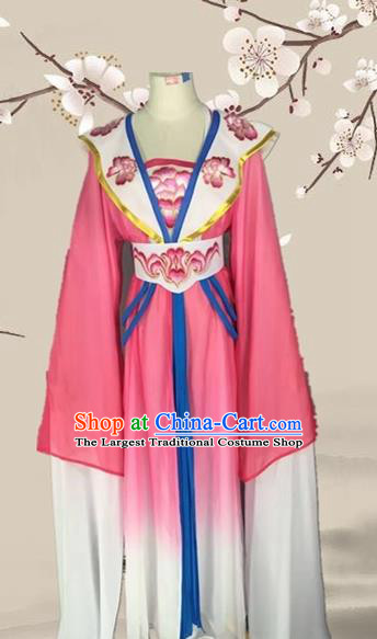 Chinese Ancient Palace Princess Rosy Dress Traditional Beijing Opera Diva Costume for Adults