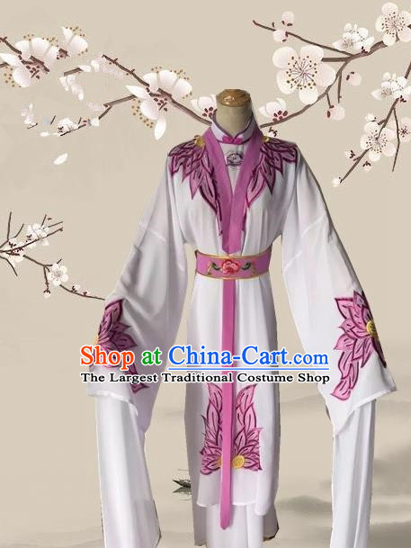 Chinese Ancient Buddhist Nun Dress Traditional Beijing Opera Actress Costume for Adults