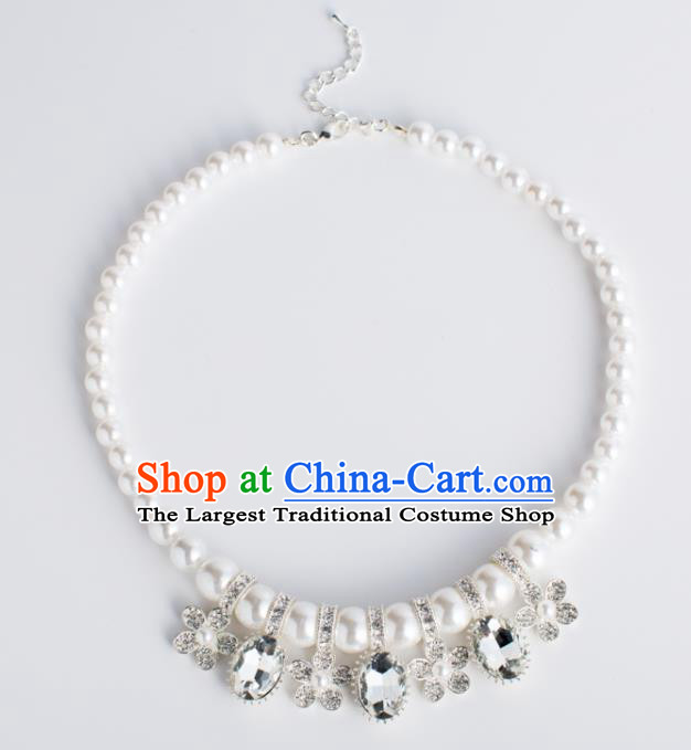 Top Grade Bride Wedding Accessories Crystal Necklace for Women