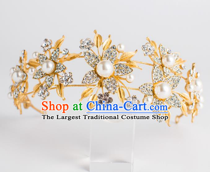 Top Grade Bride Hair Accessories Princess Hair Clasp Royal Crown Headwear for Women