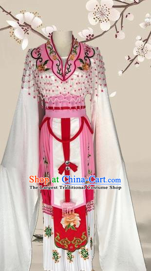 Chinese Ancient Imperial Consort Pink Dress Traditional Beijing Opera Diva Costume for Adults