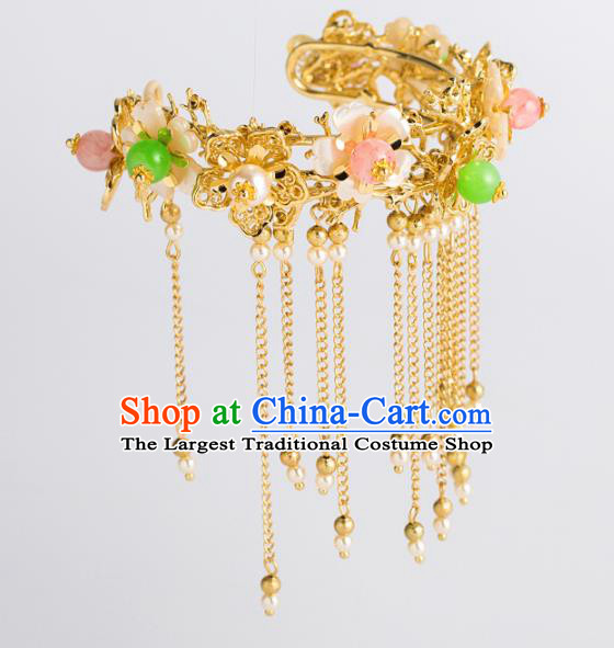 Top Grade Chinese Bride Wedding Accessories Ancient Hanfu Tassel Bracelet for Women