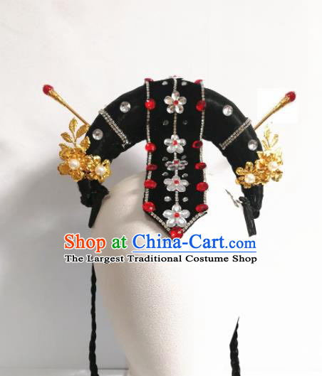 Chinese Traditional Beijing Opera Diva Hair Accessories Classical Dance Wig and Hairpins for Women