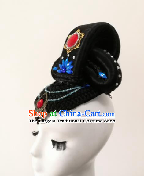 Traditional Chinese Fan Dance Folk Dance Costume Classical Yangko Dance Classical Dance Hair Accessories