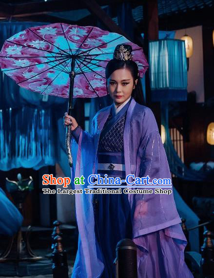 Chinese Ancient Female Assassin Hanfu Dress Ancient Swordswoman Costumes for Women