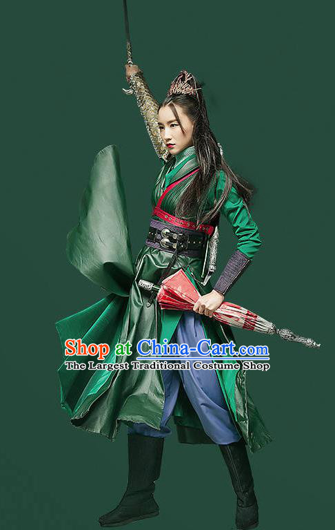 Chinese Ancient Swordswoman Hanfu Clothing Female Assassin Costumes for Women