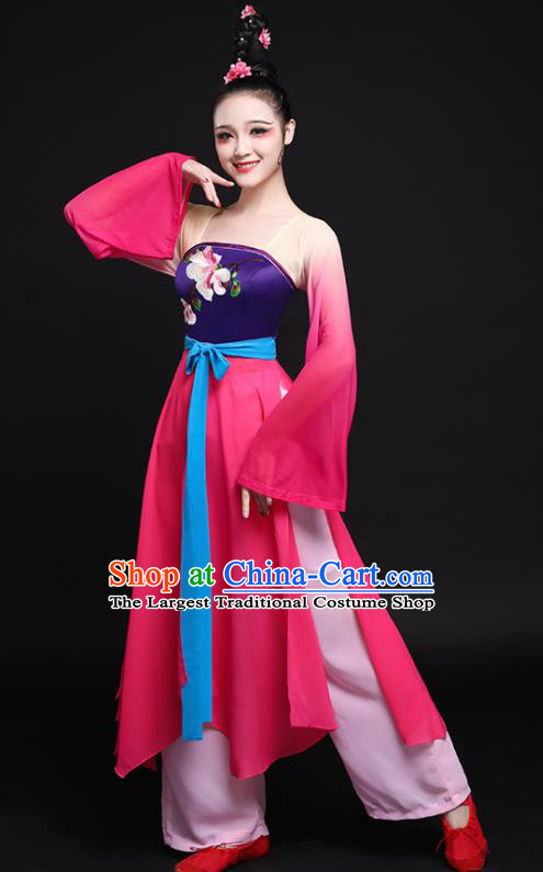 Traditional Chinese Fan Dance Folk Dance Costume Classical Yangko Dance Classical Dance Dress