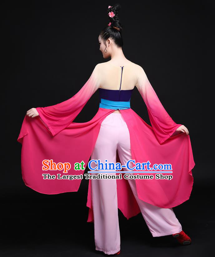 Traditional Chinese Fan Dance Folk Dance Costume Classical Yangko Dance Classical Dance Dress