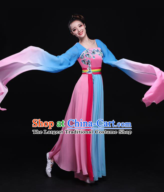 Traditional Chinese Fan Dance Folk Dance Costume Classical Yangko Dance Classical Dance Dress