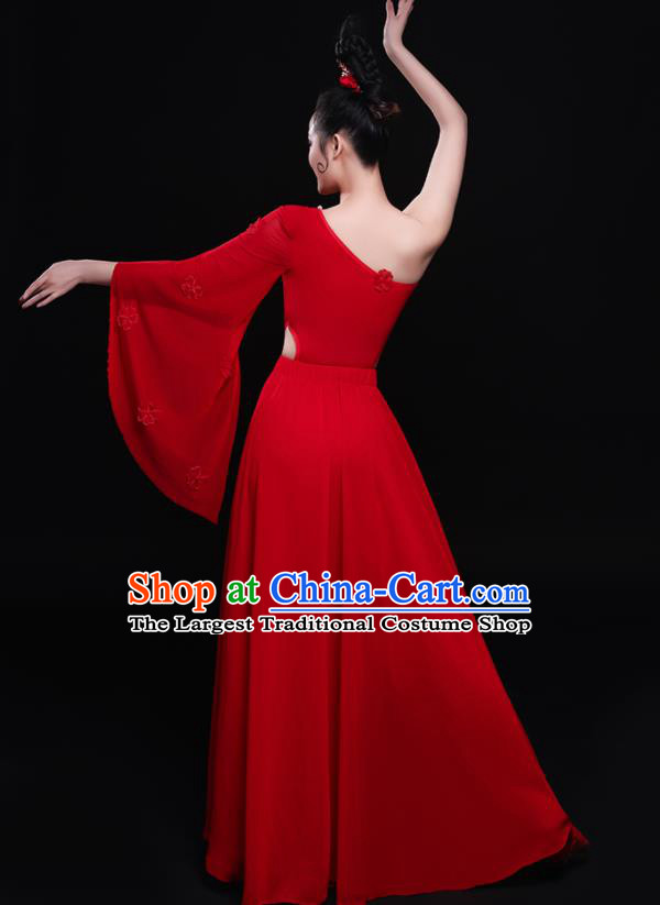 Traditional Chinese Fan Dance Folk Dance Costume Classical Yangko Dance Classical Dance Dress