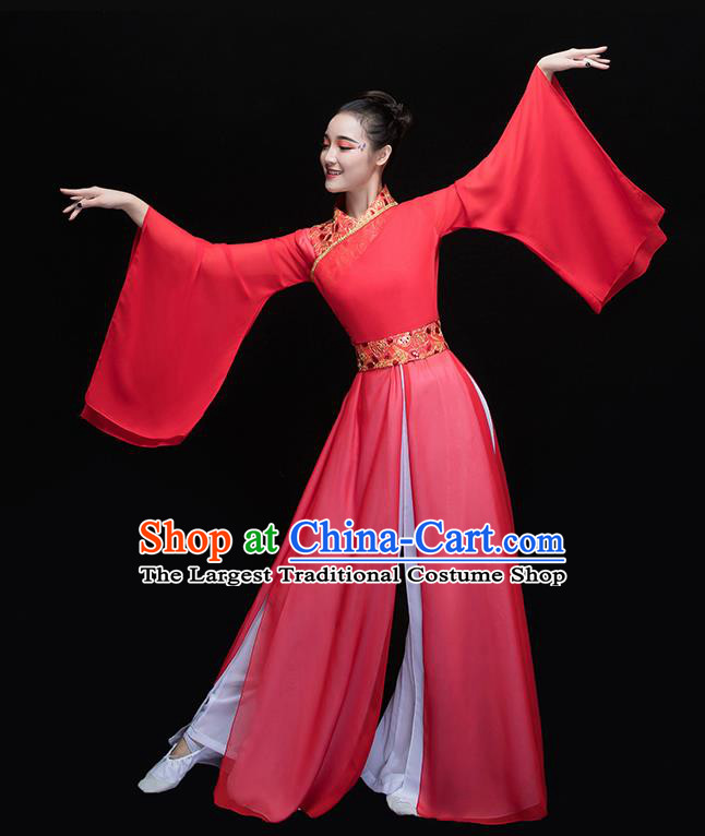 Traditional Chinese Fan Dance Folk Dance Costume Classical Yangko Dance Classical Dance Dress