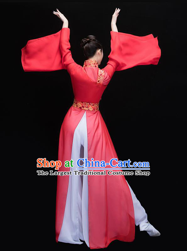 Traditional Chinese Fan Dance Folk Dance Costume Classical Yangko Dance Classical Dance Dress