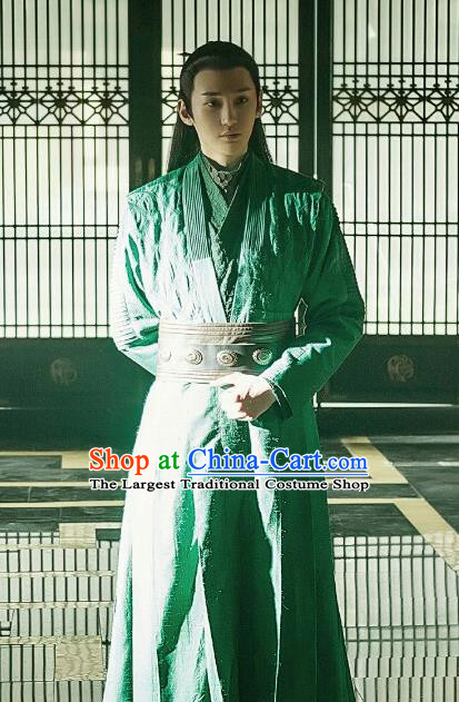 Chinese Traditional Ancient Swordsman Knight Embroidered Costumes for Men