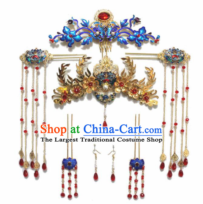 Chinese Ancient Style Hair Jewelry Accessories Cosplay Hairpins Headwear Headdress for Women