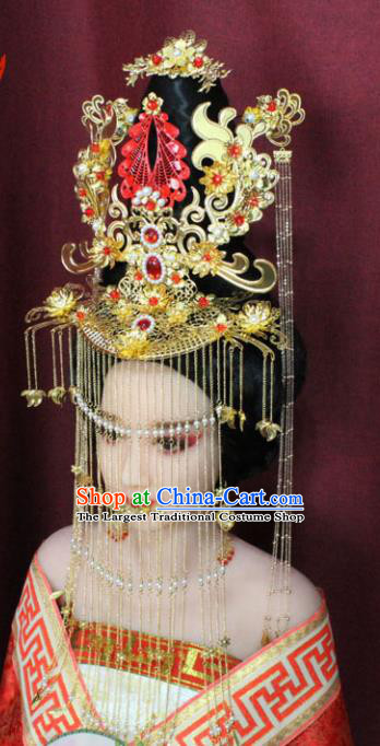 Chinese Ancient Style Hair Jewelry Accessories Cosplay Hairpins Headwear Headdress for Women