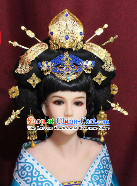 Chinese Ancient Style Hair Jewelry Accessories Cosplay Hairpins Headwear Headdress for Women