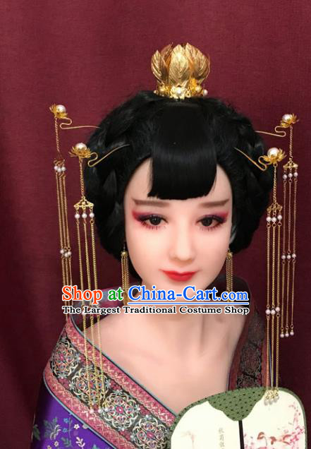 Chinese Ancient Style Hair Jewelry Accessories Cosplay Hairpins Headwear Headdress for Women