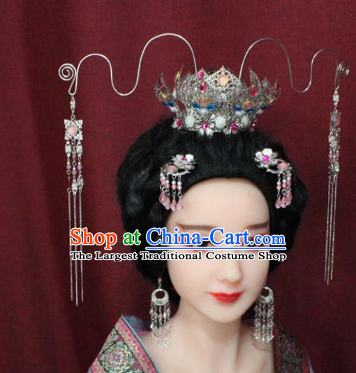 Chinese Ancient Style Hair Jewelry Accessories Cosplay Hairpins Headwear Headdress for Women