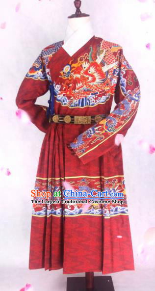 Chinese Ancient Palace Lady Hanfu Han Dynasty Imperial Concubine Queen Embroidered Historical Costumes