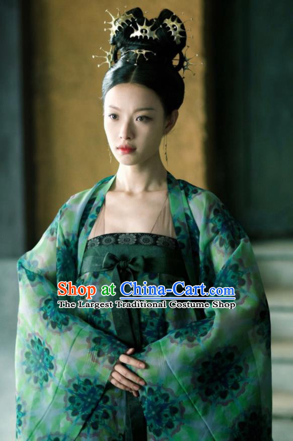 The Rise of Phoenixes Chinese Ancient Princess Hanfu Dress Tang Dynasty Palace Lady Costumes and Headpiece Complete Set