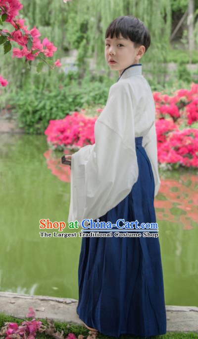 Chinese Ancient Palace Lady Hanfu Han Dynasty Imperial Concubine Queen Embroidered Costumes for Kids