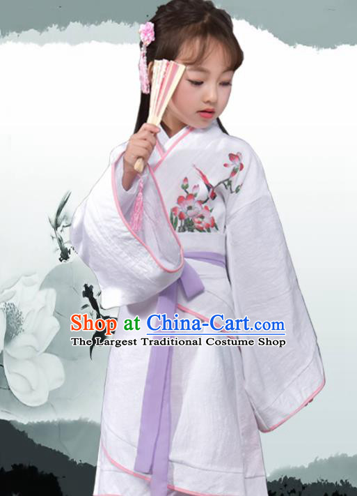 Chinese Ancient Palace Lady Hanfu Han Dynasty Imperial Concubine Queen Embroidered Costumes