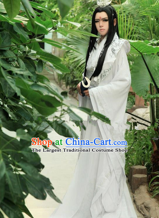 Chinese Ancient Swordsman Prince Hanfu Han Dynasty Nobility Childe Costume for Men