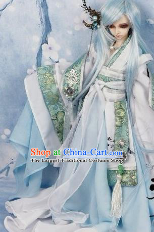 Chinese Ancient Swordsman Hanfu Han Dynasty Royal Highness Costume for Men