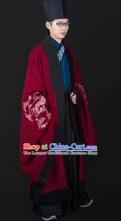 Chinese Ancient Hanfu Ming Dynasty Embroidered Historical Costumes