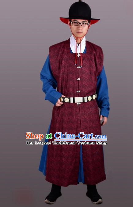 Chinese Ancient Traditional Ming Dynasty Swordsman Costumes Complete Set for Men