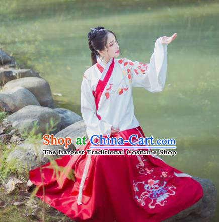 Chinese Ancient Hanfu Dress Traditional Ming Dynasty Princess Costume for Women