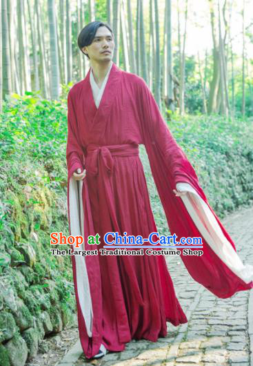 Chinese Ancient Hanfu Traditional Jin Dynasty Embroidered Historical Costumes