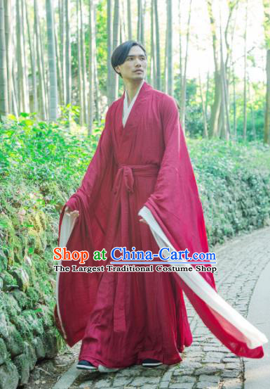 Chinese Ancient Hanfu Traditional Jin Dynasty Embroidered Historical Costumes