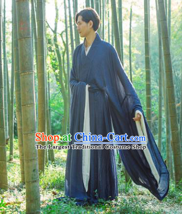 Chinese Ancient Hanfu Traditional Jin Dynasty Embroidered Historical Costumes