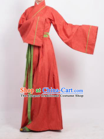 Chinese Ancient Hanfu Traditional Jin Dynasty Embroidered Historical Costumes