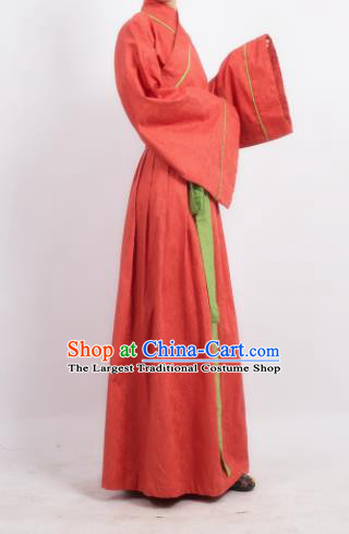 Chinese Ancient Hanfu Traditional Jin Dynasty Embroidered Historical Costumes