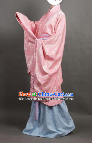 Chinese Ancient Hanfu Traditional Jin Dynasty Embroidered Historical Costumes